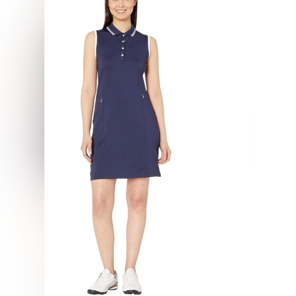 CALLAWAY ACTIVE WOMEN'S POLO GOLF DRESS RE-IMAGINE SIZE MEDIUM - Picture 4 of 6